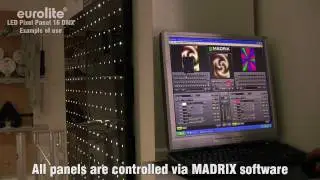 EUROLITE LED Pixel Panel 16 DMX - Anwendungsbeispiel / Example of use