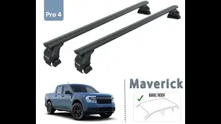 Ford Maverick Roof Rack Cross Bar Aluminum Bars with T-Track Loackable No Drill