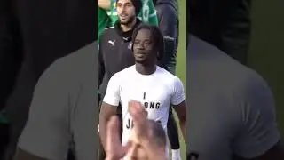 Darko Gyabi wears I Belong To Jesus shirt