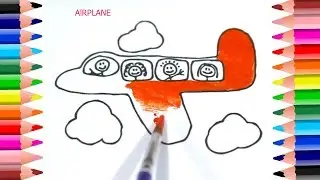 How to Draw Coloring Book Alrp Lane Drawing with Colored Markers for Kids # 62