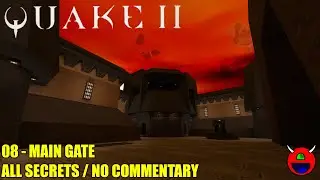 Quake 2 - 08 Unit 3 Main Gate - All Secrets No Commentary