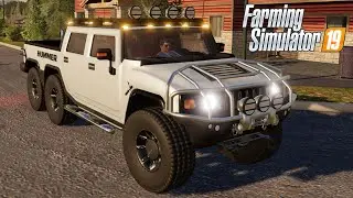 FS19 - HUMMER H2 6x6 - Farming Simulator 2019 CAR MOD DOWNLOAD LINK #gaming #games #gameplay #car
