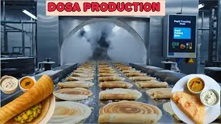 From Batter to Crispy Dosa | Indian Factory Process