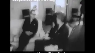 February 27, 1963 - President John F. Kennedy meets West German Defense Minister Kai-Uwe von Hassel