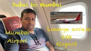 Dubai to Mumbai || Spicejet Airlines || DXB to Mum ||  Marahaba Lounge Visit #kokanifamily #travel