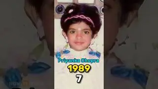 Priyanka Chopra | From Dreams to Global Icon ll Then And Now #shorts