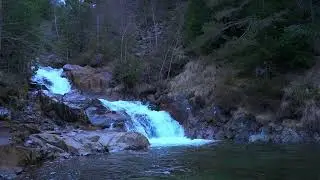 Andorra Waterfall at Dusk | 4K & 5.1 Calming Ambience & HDR video