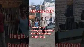 CISF running qualify 🙏&hearts;️#cisf #barauni_junction #btps