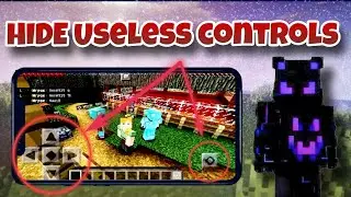MCPE 1.21+ Button Hider Mod : Hide Control, Menu & Inventory Buttons 🔥(with drive link)