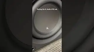 Testing out the JL Audio d110 subwoofer - full review is on our channel! #jlaudio #audioadvice