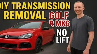 Volkswagen 6-Speed Transmission Removal (02Q) | Mk6 Golf R Clutch Install Part 1
