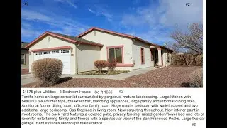Rental Comparables in Prescott Arizona