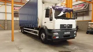 New In Stocklist For Sale: MAN LE 18.220 18 TONNE 4 X 2 CURTAINSIDER - 2005 - RX55 HTN
