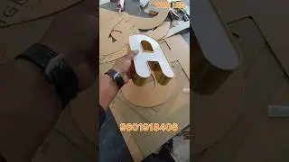 How to make a Channel letter ?....📞 (9601918406) Himmat Nagar #ledsignboard #graphicdesign