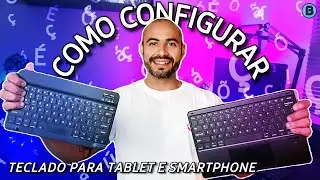 COMO CONFUGURAR TECLADO PARA TABLETS E SMARTPHONE| Á, É, Í, Ó, Ú Ç.... TAB S6 LITE E S7 FE #TUTORIAL