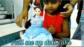 Pull me Up Doll cake| Baked and designed by mom😍 #pullmeupdollcake #shorts
