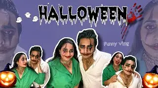 HALLOWEEN FUNNY VLOG 😂😧 | MAKEUP VLOG 😂| NACH ❤️✨