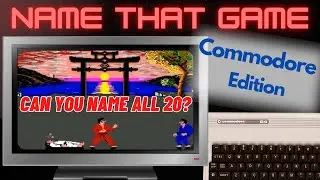 Commodore video games quiz. Can you name all 20 old school commodore games?