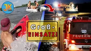 Kajak mit Boot gezogen I Feuerwehreinsatz verursacht I JK lives