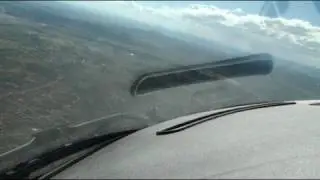 Beech Starship 2000A Approach and Landing Santa Fe, NM