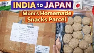 India to Japan 🇮🇳➡️🇯🇵 | Homemade snacks Parcel
