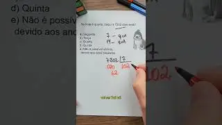 Quest&atilde;o de racioc&iacute;nio l&oacute;gico! #Matem&aacute;tica #quarta #enem #concursos
