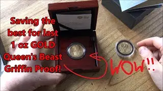 1 oz GOLD Queen's Beast Griffin of Edward from the Royal Mint - WOW!!!