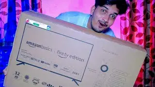 amazonbasics fire tv 32 inch unboxing | amazonbasics fire tv review
