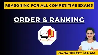 Order & Ranking (ENG/HIN) | Reasoning Full Course Free | Short Tricks |  @elearningclasses3