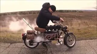 Steam motorcycle. How to use old technology to ride a modern bike.