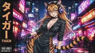 Synthwave Cyberpunk Mix | Darksynth for Focus & Coding | Tiger (2577 八月-ネ)