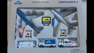 RARE WELLY AIRPLANES DOUBLE PLAYSET UNBOXING! KLM + AIR FRANCE! (400 Sub Special)