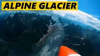 ALPINE GLACIER BY GLIDER