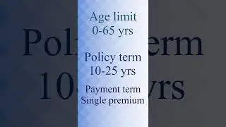 #youtubeshorts #insurance #LICPolicy #SinglePremiumPolicy #endowmentplan #savingScheme #secureFuture