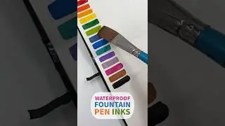 Brand New WATERPROOF Fountain Pen Inks