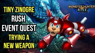 MOSNTER HUNTER RISE Mega Man Collab Event Quest - Rush Layered Armor