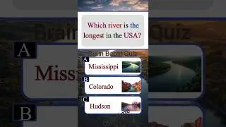 Which River Is the Longest in the USA? 🇺🇸🌊 | Most People Get Confused! 🤯 #shorts #brainrot #quiz