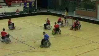Sweden vs Czech republic - Wheelchair Floorball (Second Match in G&ouml;teborg 2009)