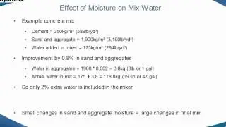 The Effective use of Moisture Equipment to Control Water Content During SCC Production