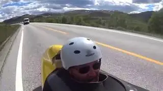 A wonderful mountain crossing in velomobile