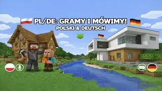 PL/DE: Minecraft Survival | M&oacute;wimy po polsku i niemiecku | Polnisch & Deutsch 🌍