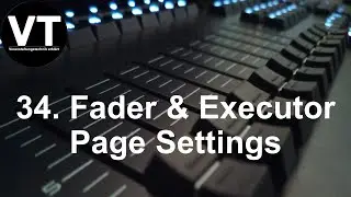 Infinity Chimp - Fader & Executor Page Settings