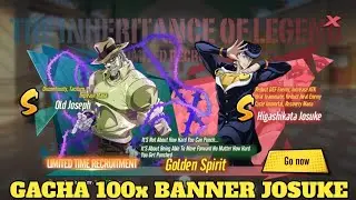 Gacha 100x Limited Banner Best Support Higashikata Josuke 🔥 Stand Legends JoJo's Bizarre Adventure