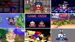 Классические экраны смерти и окончания игры в видеоиграх для SNES (часть 3)