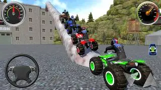 Impossible Quad Bike Stunts Driving - Dirt ATV Racing Simulator 2024 - Android / IOS gameplay [FHD]
