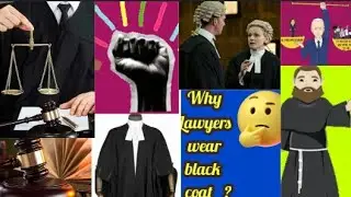 Why Lawyers wear black coat? #shorts