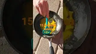 We broke an egg on concrete to see what it does!