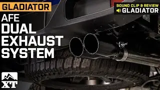 Jeep Gladiator JT AFE Vulcan Series Dual Exhaust System with Black Tips Review & Sound Clip