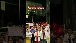 candle march day 3 #mbbs#savedoctors #candlemarch #doctorlife #aiims #doctor#upums #strike #neet