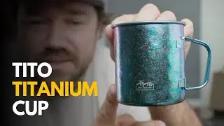 TiTo Titanium Cup: Ultralight Camping Coffee & Tea!